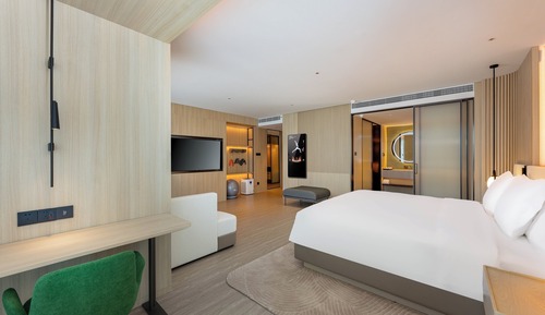 Suite, 1 très grand lit (Smart Fitness Mirror)