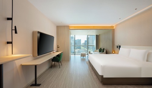 Chambre Premium, 1 très grand lit (Smart Room, Living Area)
