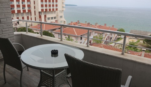 Chambre Deluxe, 1 grand lit, vue mer