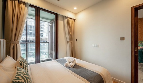 Suite Présidentielle, 3 chambres, accès piscine, vue ville