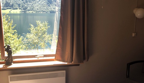 Chambre avec lits jumeaux, 2 lits une place, non-fumeurs, vue lac