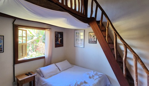 Chambre Standard avec lits jumeaux, 1 grand lit, vue jardin