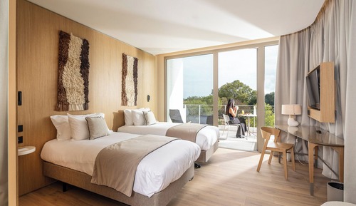 Chambre Deluxe, balcon, vue golf
