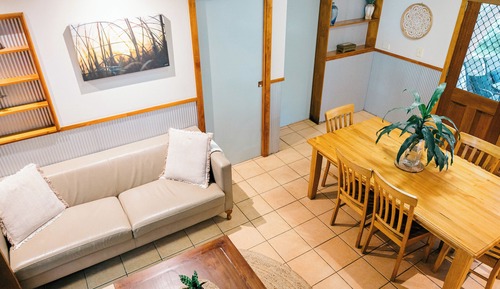 Cabane Deluxe, 2 chambres, vue jardin, côté jardin