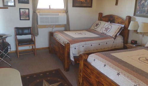 Suite Studio Deluxe, 2 grands lits, coin cuisine, rez-de-chaussée