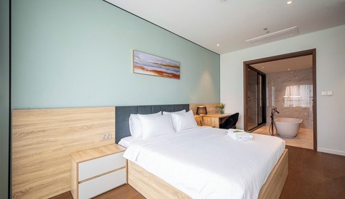 Appartement Deluxe, 3 chambres, balcon, vue ville