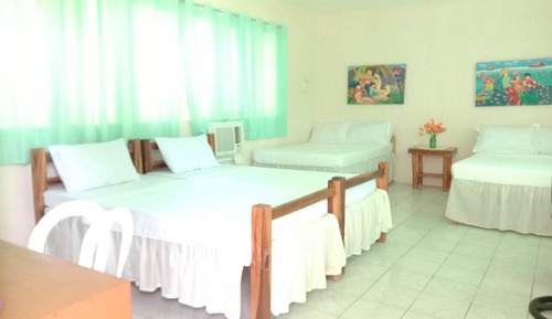 Chambre Familiale, balcon, vue plage