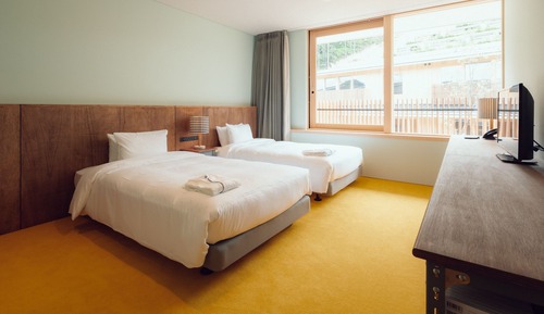 Chambre avec lits jumeaux, non-fumeurs (Hatago 1)