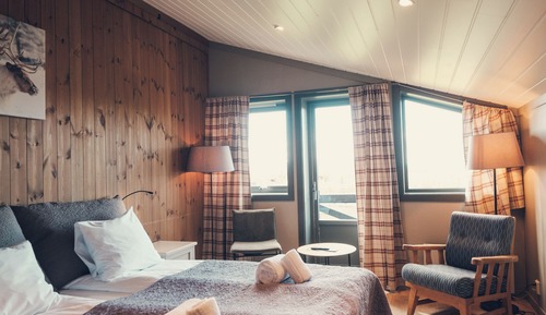 Chambre Standard Double ou avec lits jumeaux, vue montagne