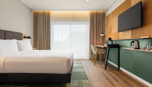 Chambre Standard, 1 grand lit, accessible aux personnes à mobilité réduite