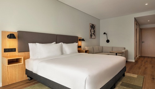Chambre Premium, 1 grand lit et 1 canapé-lit