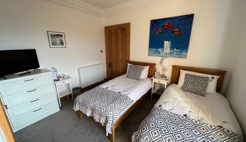 Chambre Supérieure avec lits jumeaux, vue mer