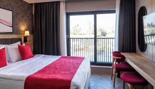 Chambre Standard, 1 lit une place, vue piscine