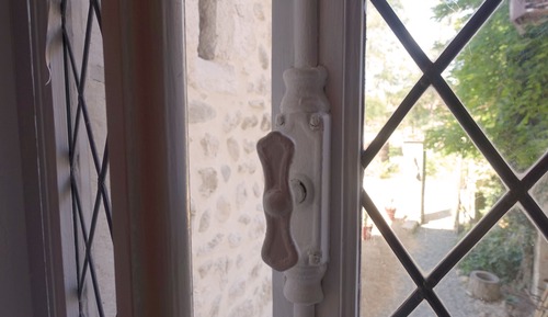 Chambre Double Supérieure, vue cour intérieure