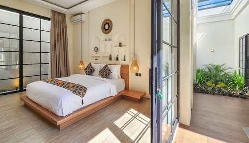 Villa Luxe, 2 chambres, non-fumeurs, vue piscine