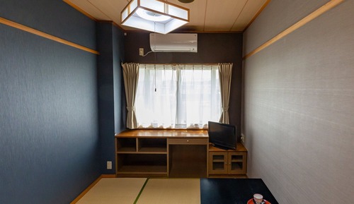 Chambre Tradition avec lits jumeaux, non-fumeurs, salle de bains commune (8 tatami-mat size)
