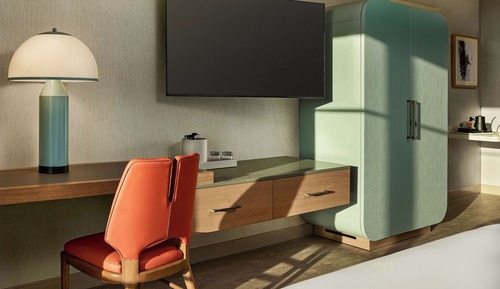 Chambre, 2 grands lits