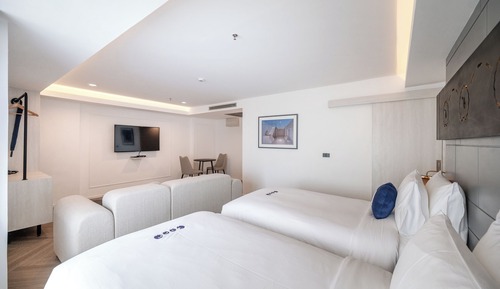 Chambre Deluxe avec lits jumeaux, 2 lits une place