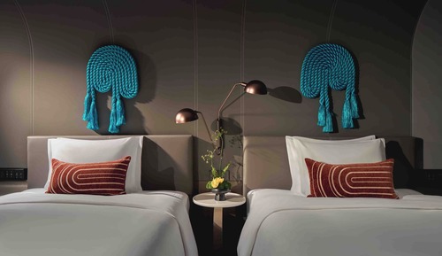 Chambre Premium, 2 lits doubles, vue ville