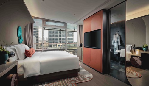 Chambre Standard, 1 très grand lit, accessible aux personnes à mobilité réduite