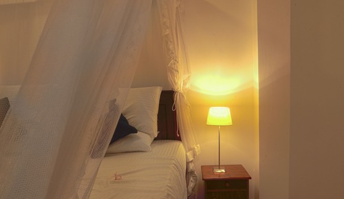 Chambre Luxe, 1 grand lit, vue mer, en bord de plage