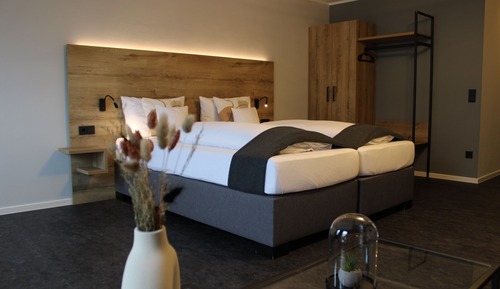 Suite Familiale, 1 très grand lit et 1 canapé-lit, vue jardin, côté jardin