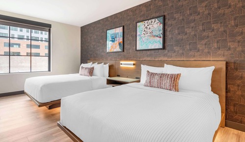 Chambre, 2 grands lits, non-fumeurs
