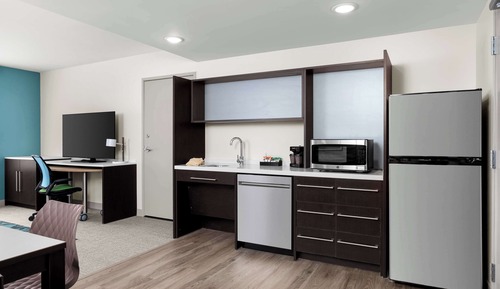 Suite Studio, 2 grands lits, accessible aux personnes à mobilité réduite, baignoire