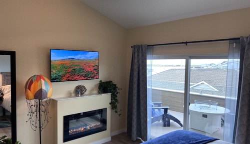 Chambre Premium, 1 grand lit, balcon, vue océan