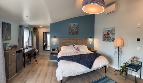 Chambre Signature, 1 très grand lit, balcon, vue océan