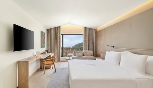 Chambre Double Deluxe, vue fleuve (Kosi River View Room)