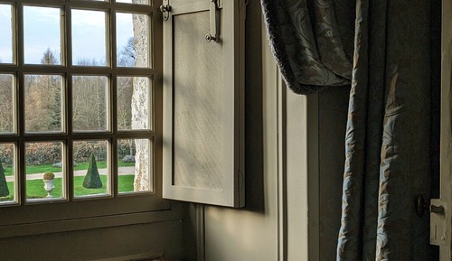 Chambre Double Supérieure, salle de bains attenante, vue parc (N°5)