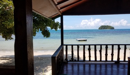 Chalet Standard, 1 grand lit, balcon, en front de plage