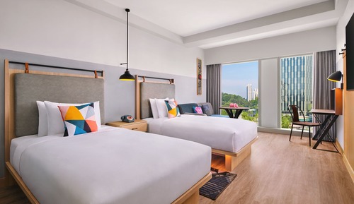 Chambre Deluxe, 2 lits une place