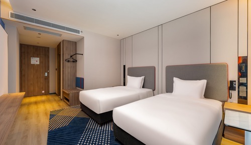 Chambre Standard, 2 lits une place, accessible aux personnes à mobilité réduite (Hollywood)