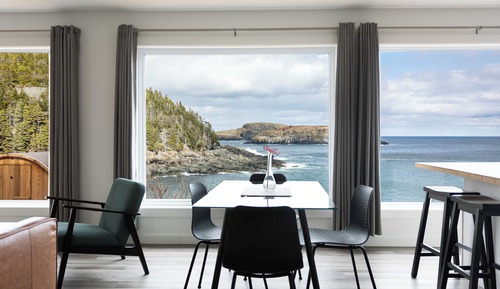 Cottage, vue océan, en front de mer