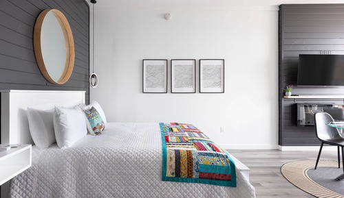 Suite Studio, vue océan, en front de mer