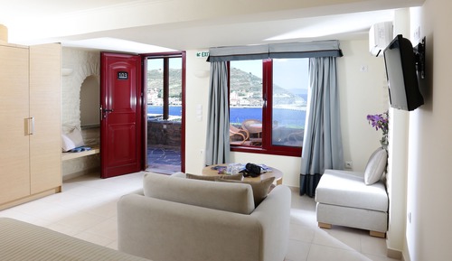 Chambre Deluxe Double ou avec lits jumeaux, vue mer