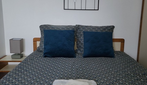 Chambre, 1 grand lit, non-fumeurs, salle de bains privée