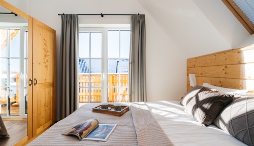 Maison, vue montagne