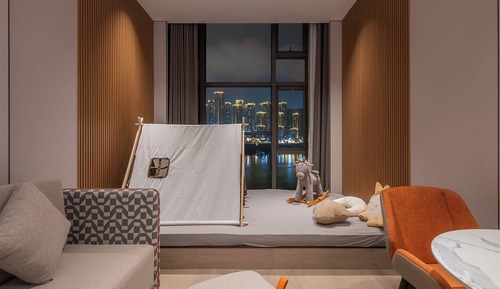 Chambre Standard, 1 très grand lit, vue fleuve (Kids Theme)