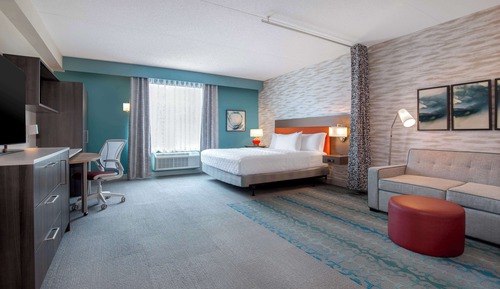 Suite Studio, 1 très grand lit, accessible aux personnes à mobilité réduite (Roll-In Shower)