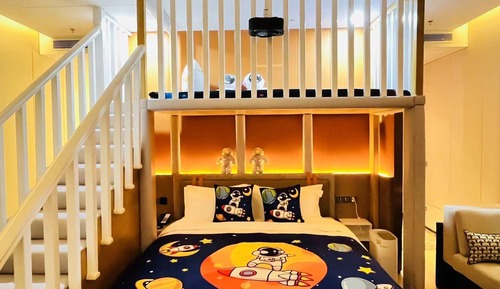 Chambre Majestueuse, 1 très grand lit (Super King, Kids Theme)