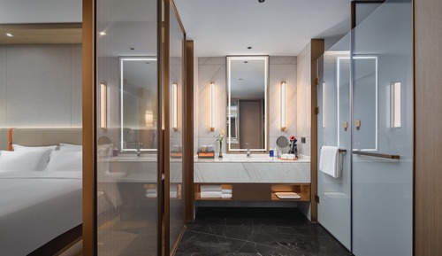 Chambre Standard, 2 lits doubles, vue ville