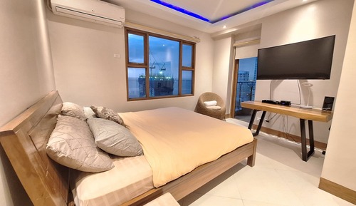 Suite Exécutive, 2 chambres, climatisation, vue baie