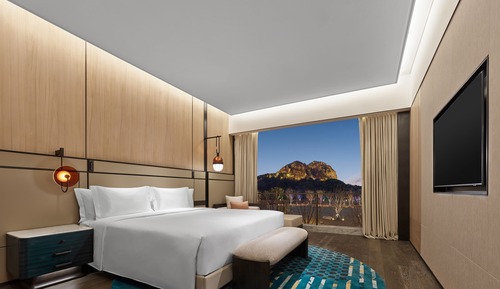 Suite, vue montagne
