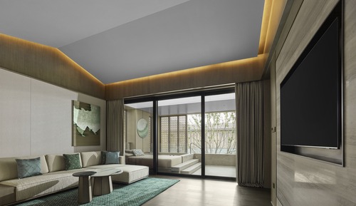 Suite, vue montagne