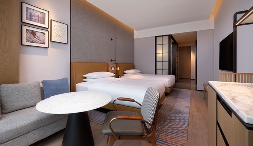 Chambre Deluxe, 2 lits doubles, non-fumeurs, vue ville