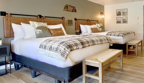 Chambre, 2 grands lits