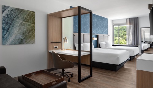 Suite Deluxe, 2 grands lits (Mobility/Hearing Access, Roll-In Shwr)
